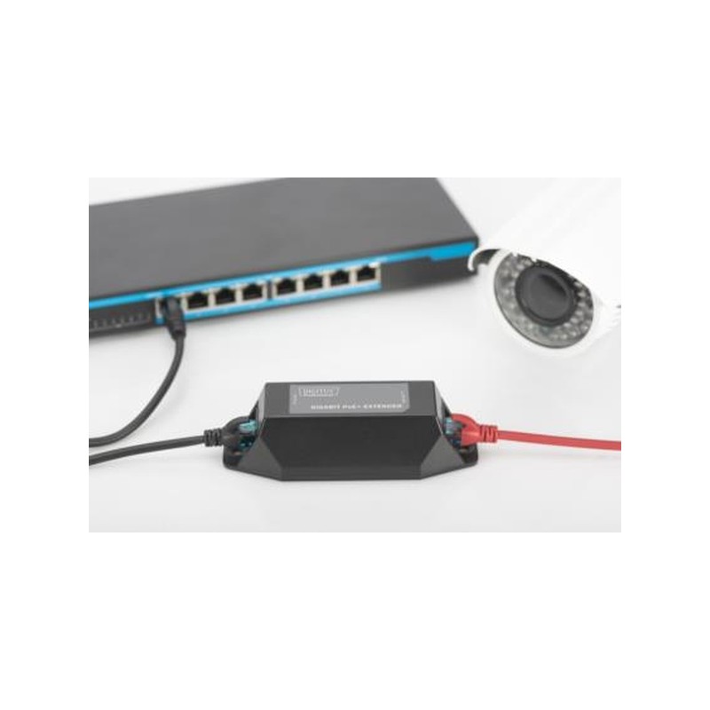 DIGITUS Professional Gigabit PoE+ Extender IEEE802.3at
