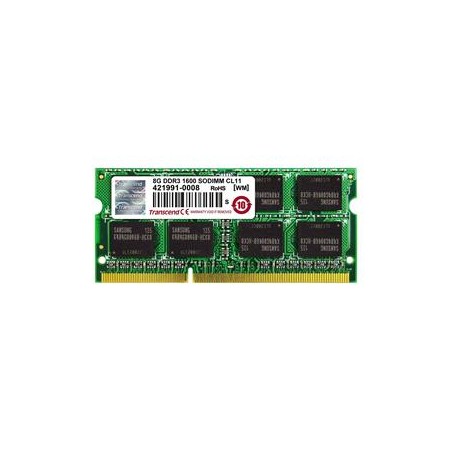 Transcend SODIMM DDR3 8GB 1600MHz, 2Rx8