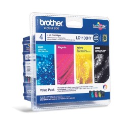 LC-1100HY VALBP(inkoust multipack-černá+tři barvy)