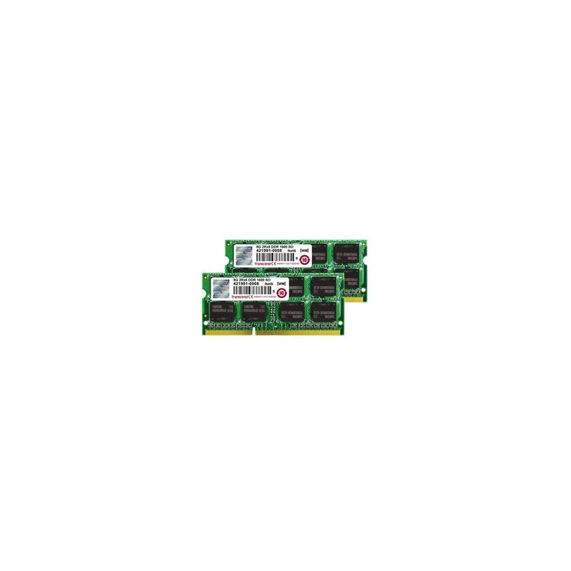 Transcend SODIMM DDR3 16GB KIT(8GBx2), 1600MHz 2Rx8 pro Apple iMac