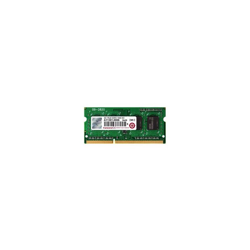 Transcend SODIMM DDR3 4GB 1600MHz, 1Rx8