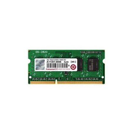 Transcend SODIMM DDR3 4GB 1600MHz, 1Rx8
