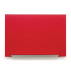 NOBO skleněná tabule Diamond glass 126x71,1 cm, red
