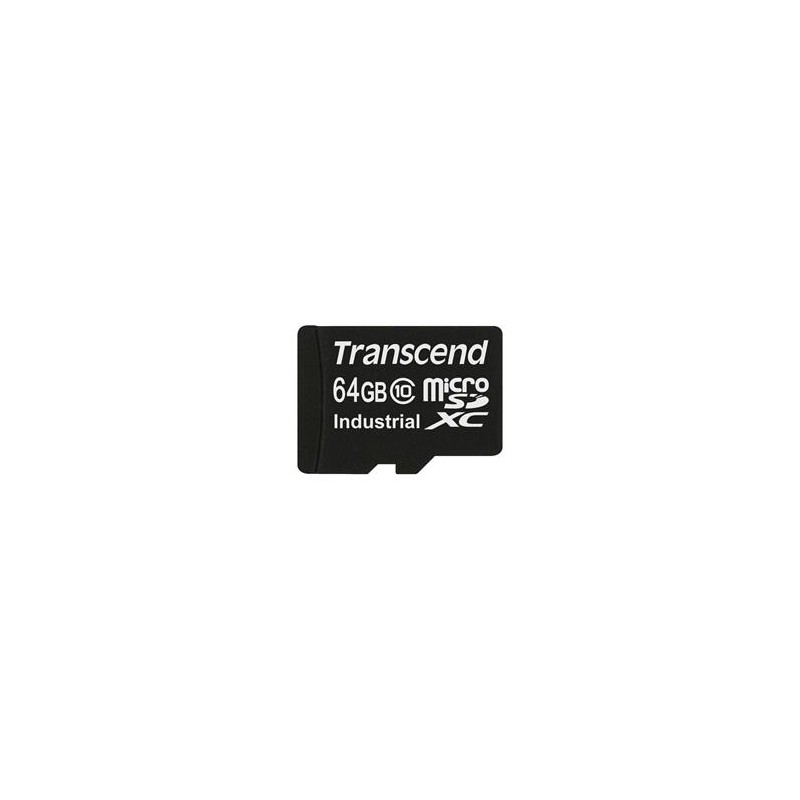 Transcend 64GB microSDXC (Class 10) MLC průmyslová paměťová karta (bez adaptéru), 20MB/s R, 18MB/s W
