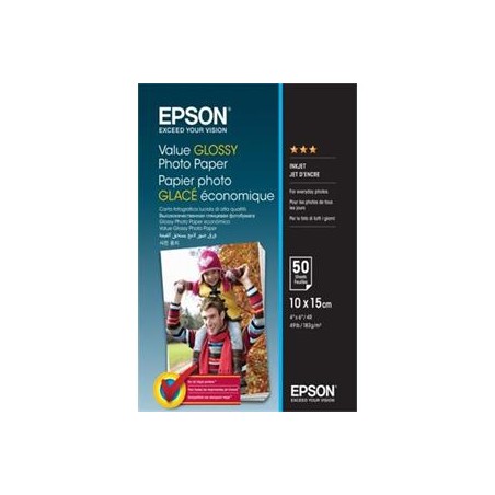 EPSON Value Glossy Photo Paper 10x15cm 20 sheet