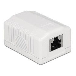 Delock Síťová nástěnná zásuvka 1 Port Cat.6A LSA