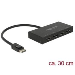 Delock Displayport 1.2 Splitter 1 x Displayport in 4 x Displayport out 4K