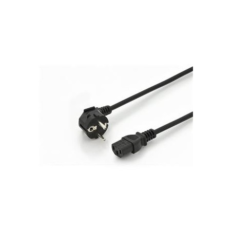 Digitus Power Cord, CEE 7/7 (Typ-F) 90o angled - C13 M/F, 1.8m, H05VV-F3G 0.75qmm, VDE, bl
