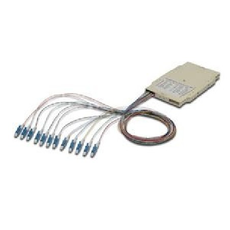 Digitus FO sestřihová kazeta s 12 barevnými pigtaily LC (UPC), MM OM3 50/125 µ, LSZH