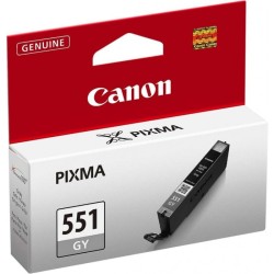 Canon CARTRIDGE CLI-551GY pro Pixma iP, Pixma iX, Pixma MG a Pixma MX 725, 8750, 5450, 5650, 6350, 6450, 6650, 7150 a 7550 (126