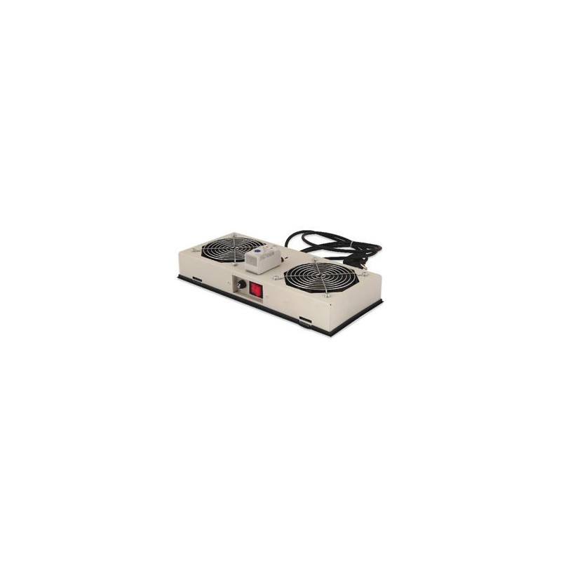 Digitus Fan Module for IP55 Wall Mounting Cabinets 2 Fans, thermostat, switch, filtered 50x346x175 mm