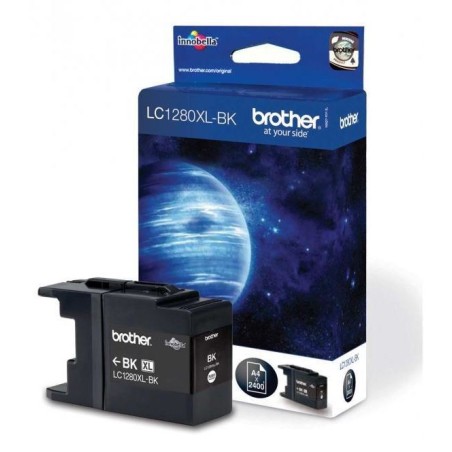 BROTHER INK LC-1280XLBK, černý inkoust pro MFC-J6910DW, (2400 str.)