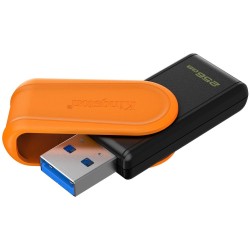 Kingston Flash Disk 256GB USB3.2 Gen 1 DataTraveler Exodia S (Black + Orange)