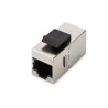 Digitus CAT 5e modular coupler, shielded RJ45 to RJ45, for panel connection