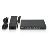 Digitus Gigabit Desktop PoE af/at 8-Port Switch 10/100/1000Mbps, 135W PoE Power Budget, metall housing