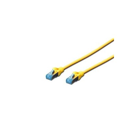 Digitus CAT 5e SF-UTP patch cable, PVC AWG 26/7, length 2 m, color yellow