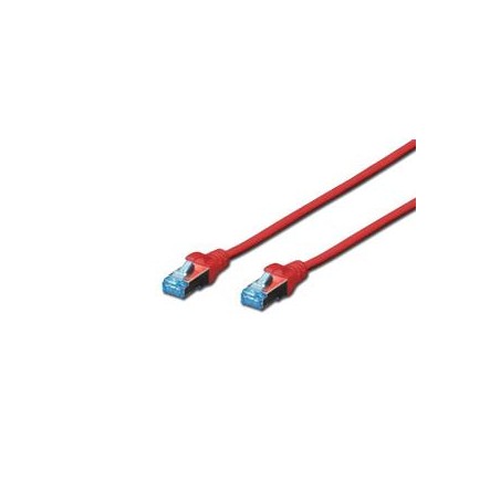 Digitus CAT 5e SF-UTP patch cable, PVC AWG 26/7, length 2 m, color red
