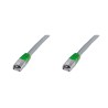 Digitus CAT 5e SF-UTP crossover patch cable, Cu, PVC AWG 26/7, length 2 m, color grey