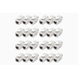 Digitus CAT 6A Keystone Jack, shielded,Re-embedded 500 MHz acc. ISO/IEC 11801:2002 AM2:2009/09, tool free connec., set 24 pcs