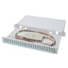 Digitus Fiber Optic Sliding Splice Box, 1U, Equipped 24x SC duplex, incl. M 25 Screw, Splice Cassette OM 3 Color Pigtails