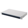 Digitus Fiber Optic Sliding Splice Box, 1U, Equipped 24x SC duplex, incl. M 25 Screw, Splice Cassette Color Pigtails OS2