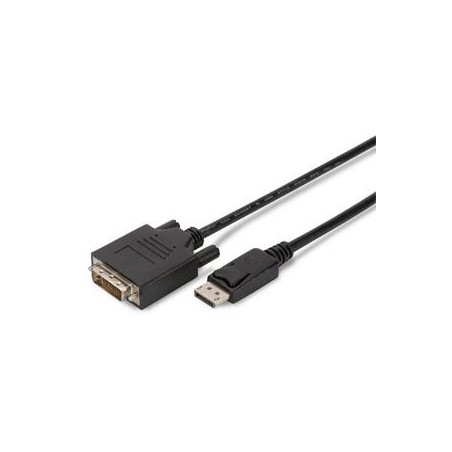 Digitus DisplayPort adapter cable, DP - DVI (24+1) M/M, 3.0m, w/interlock, DP 1.1a compatible, CE, bl AK340306030S