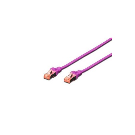 Digitus CAT 6 S-FTP patch cable, Cu, LSZH AWG 27/7, length 2 m, color violet