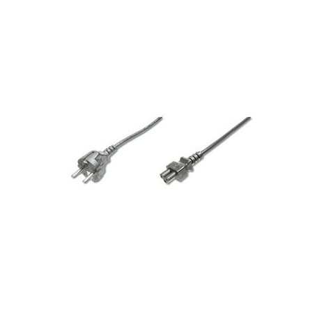 Digitus Napájecí kabel, CEE 7/7 (Typ-F) - C5 M / F, 1,8 m, H05VV-F3G 0,75qmm, černý
