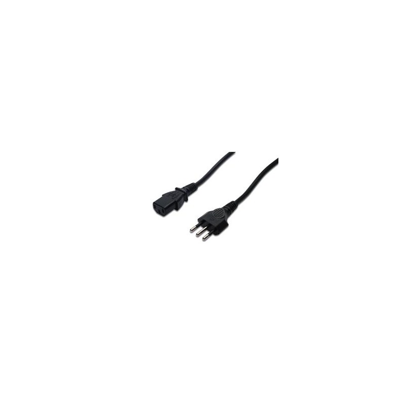 Digitus Napájecí kabel, Itálie zástrčka - C13 M / F, 1,8 m, H05VV-F3G 0,75qmm, bl
