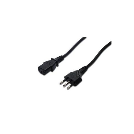 Digitus Napájecí kabel, Itálie zástrčka - C13 M / F, 1,8 m, H05VV-F3G 0,75qmm, bl