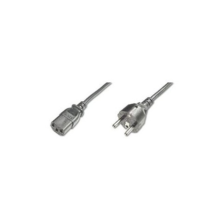 Digitus Napájecí kabel, CEE 7/7 (Typ-F) - C13 M / F, 1,8 m, H05VV-F3G 0,75qmm, černý