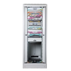 Digitus Síťový stojan 32U, Unique Series 1609x800x800 mm, barva šedá (RAL 7035)