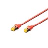 Digitus CAT 6A S-FTP patch cable, Cu, LSZH AWG 26/7, length 10 m, color red