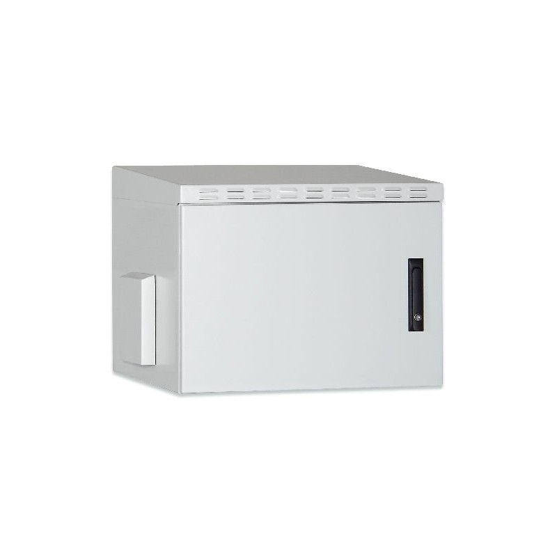 Digitus 9U nástěnná skříňka, venkovní, IP55 579x600x600 mm, barva šedá (RAL 7035)