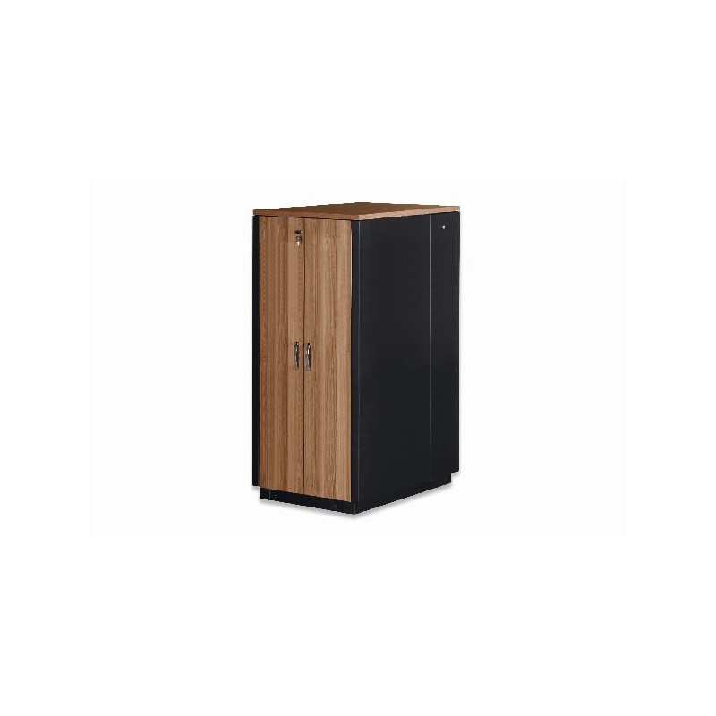 Digitus 42U SOUNDproof rack, 2110x750x1130 mm dřevěný dekor teak, černý (RAL 9005)