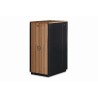 Digitus 42U SOUNDproof rack, 2110x750x1130 mm dřevěný dekor teak, černý (RAL 9005)