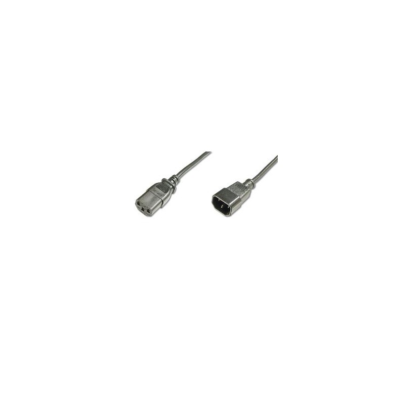 Digitus Prodlužovací napájecí kabel, C14 - C13 M / F, 1,8 m, H05VV-F3G 0,75qmm, bl