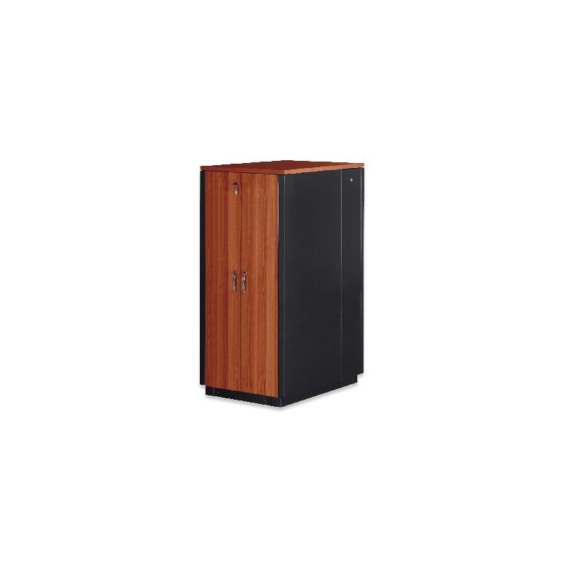 Digitus 42U SOUNDproof rack, 2110x750x1130 mm dřevěný dekor třešňový, černý (RAL 9005)