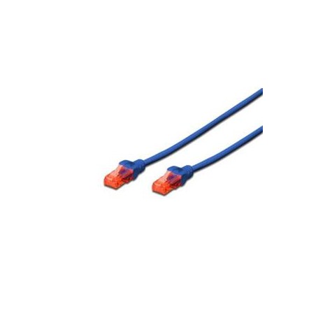 Digitus CAT 6 U-UTP patch cable, Cu, LSZH AWG 26/7, length 3 m, color blue