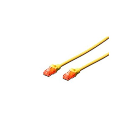 Digitus CAT 6 U-UTP patch cable, Cu, LSZH AWG 26/7, length 3 m, color yellow