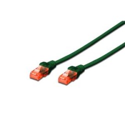 Digitus CAT 6 U-UTP patch cable, Cu, LSZH AWG 26/7, length 10 m, color green