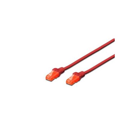 Digitus CAT 6 U-UTP patch cable, Cu, LSZH AWG 26/7, length 10 m, color red