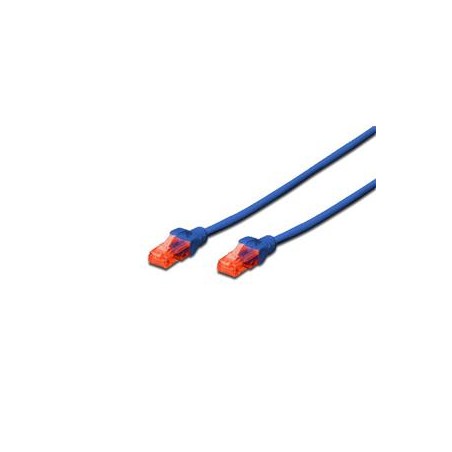 Digitus CAT 6 U-UTP patch cable, Cu, LSZH AWG 26/7, length 10 m, color blue