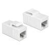 Delock Keystone Modul RJ45 jack RJ45 jack Cat.6 UTP bílá
