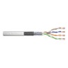 Digitus Kabel CAT 5e SF-UTP, délka 100 m, papírová krabička, AWG 26/7, PVC, simplex, barva šedá