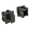 Delock Prachová záslepka pro Mini SAS HD SFF 8644 samice s uchopením 10 kusů černá