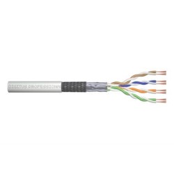 Digitus Patch kabel CAT 5e SF/UTP s kroucenou dvojlinkou, surovýPropojovací kabel CAT 5e SF-UTP, surový, délka 305 m, papírová