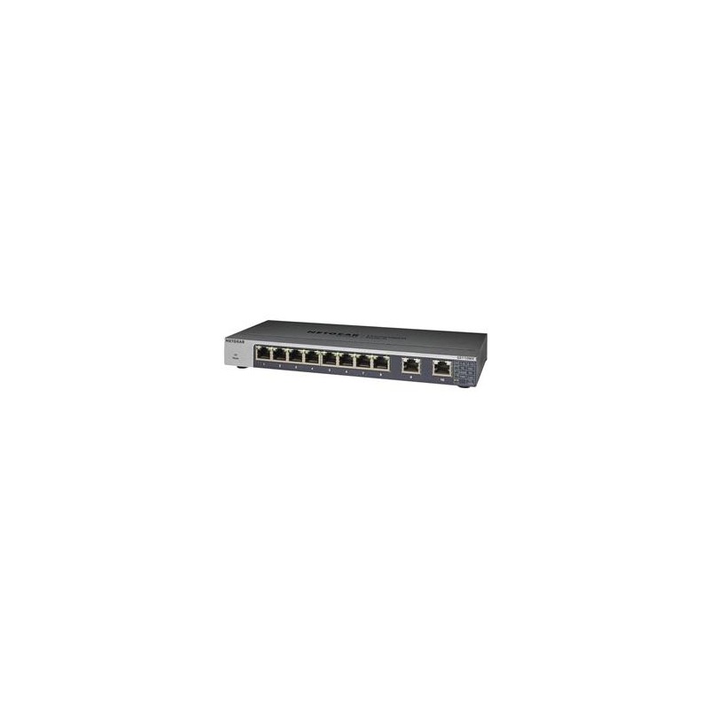 Netgear 8PT GIGE UNMANAGED WITH 2PT UPLINKS