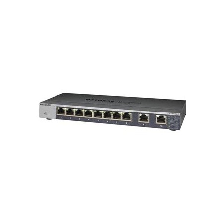 Netgear 8PT GIGE UNMANAGED WITH 2PT UPLINKS