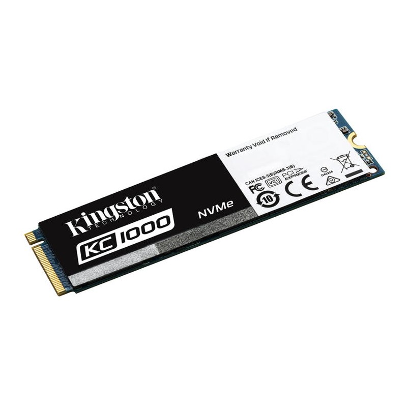 Kingston Flash SSD 960GB KC1000 PCIe Gen3 x 4, NVMe (M.2 2280)